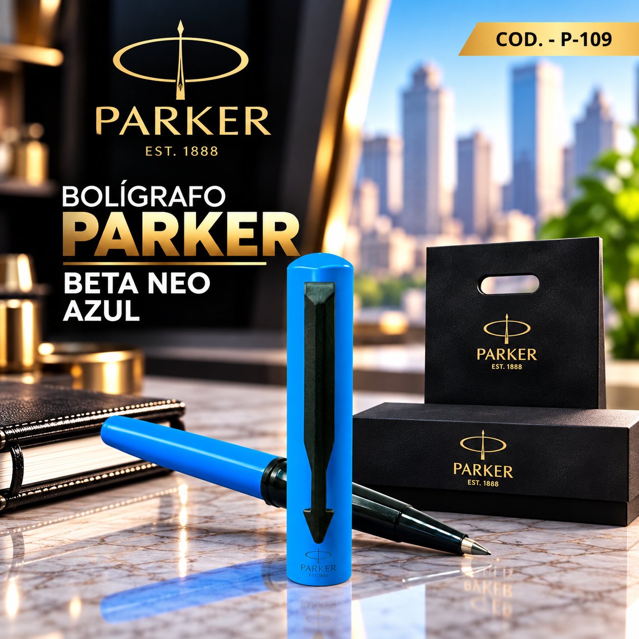 Parker Beta Neo ABS Azul Oscuro