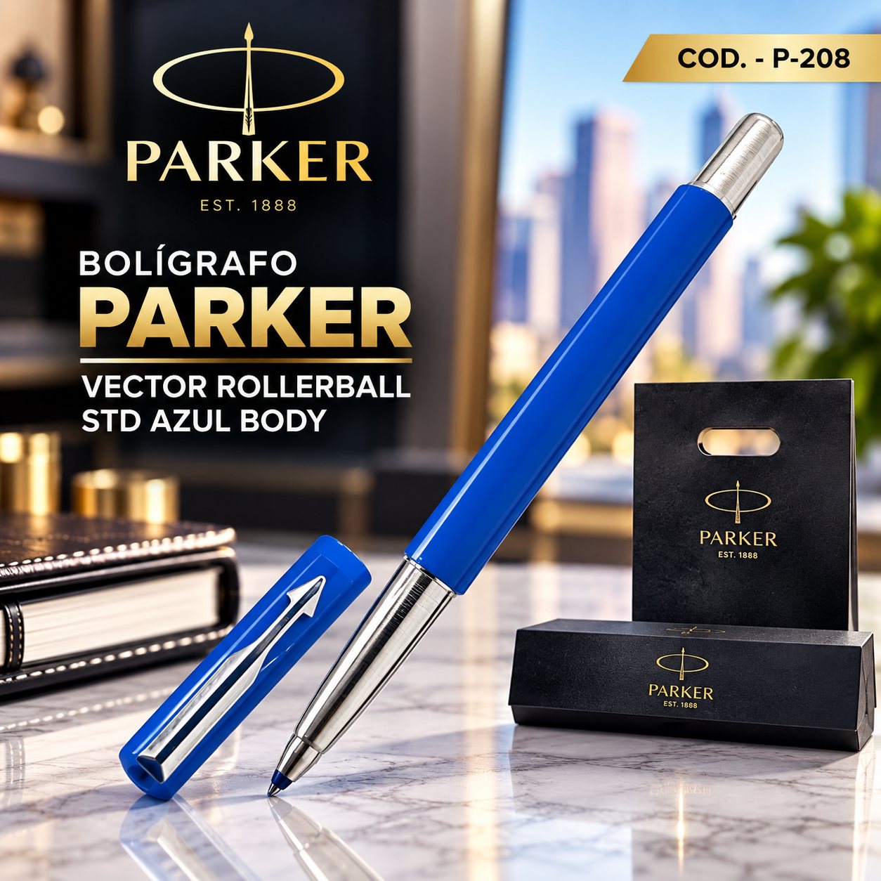 Parker Vector RollerBall ABS Azul
