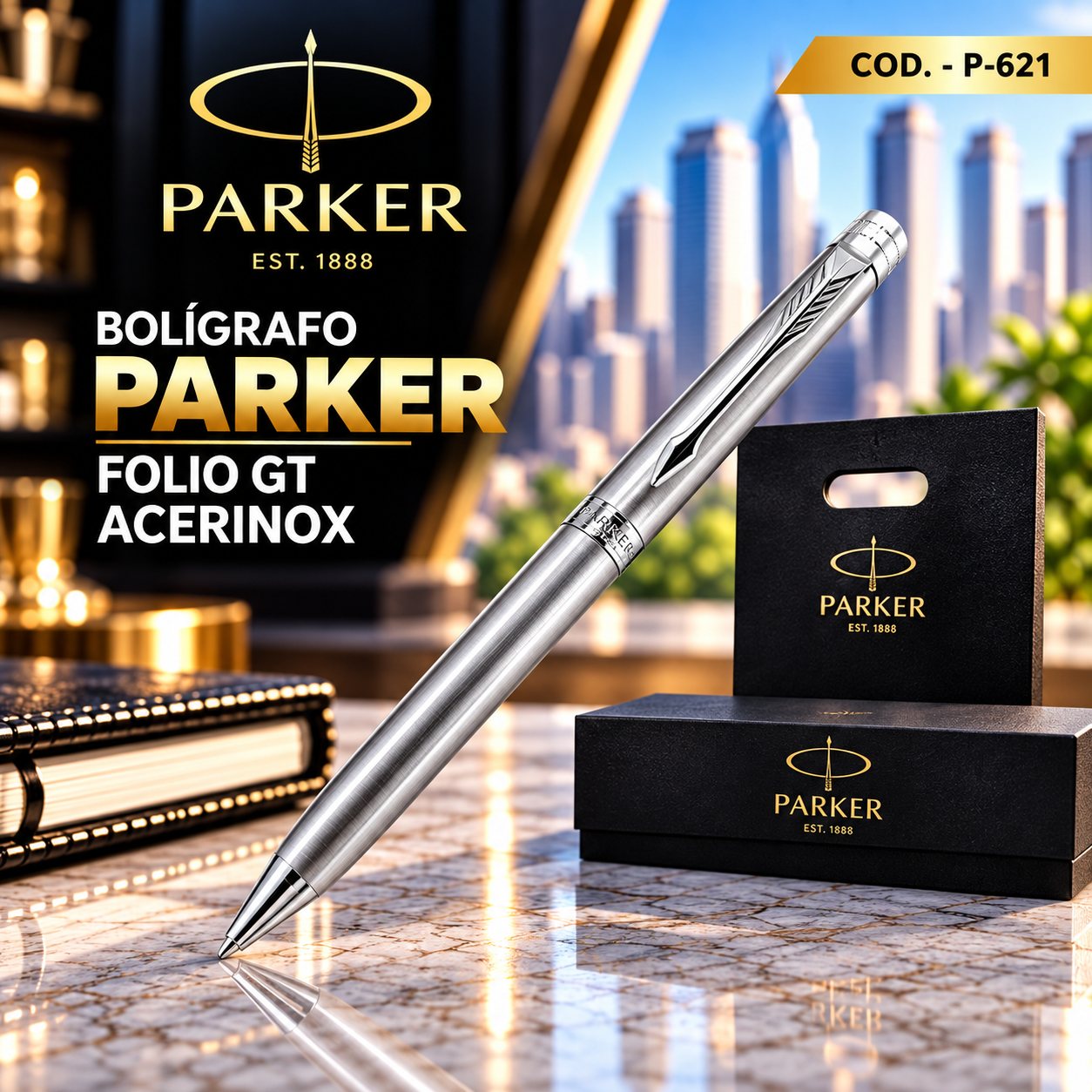 Parker Folio GT Acerinox