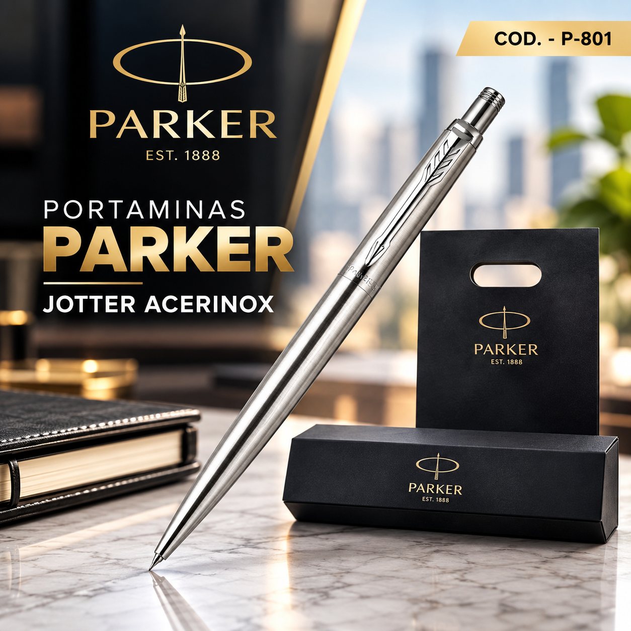Parker Jotter Portaminas Acerinox